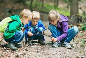 exploring outdoors